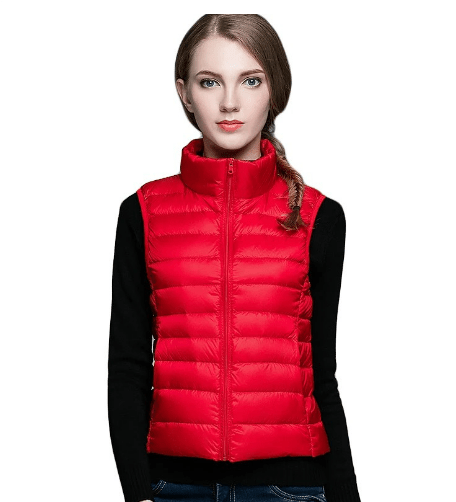 Leontine | Women's Sleeveless Vest | Winter red