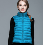 Leontine | Women's Sleeveless Vest | Winter blue
