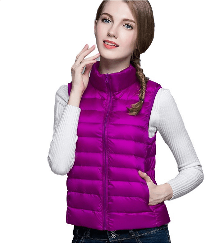 Leontine | Women's Sleeveless Vest | Winter violet