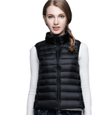 Leontine | Women's Sleeveless Vest | Winter black