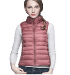 Leontine | Women's Sleeveless Vest | Winter Dark Rose