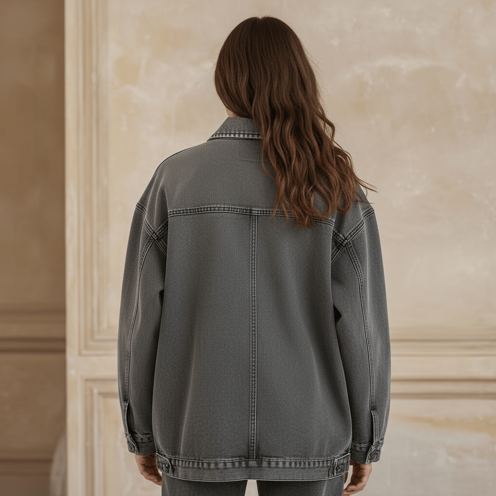 Lightweight Denim Jacket For Women Breathable Transitional Jacket For Everyday Use