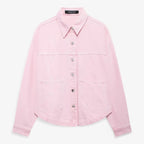 Lightweight Denim Jacket For Women Breathable Transitional Jacket For Everyday Use Rose