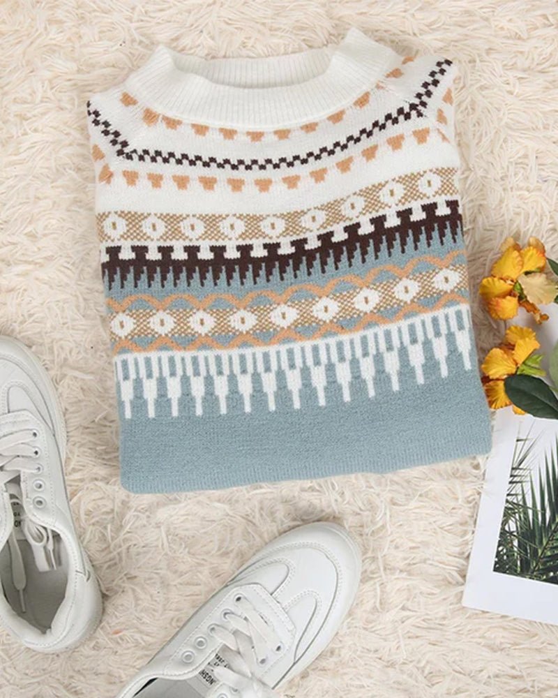 Flora | Women’s Warm Sweater – Chic Oversized Knit & Refined Slimming Texture