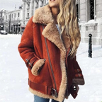 Amore | Women's Warm Winter Jacket – Oversized Comfort Fit & Advanced Thermal Insulation orange