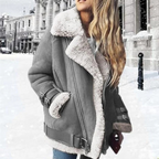 Amore | Women's Warm Winter Jacket – Oversized Comfort Fit & Advanced Thermal Insulation grey