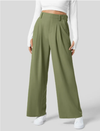 Lou | Casual women's wide-leg trousers with a high waist | Relaxed fit 3