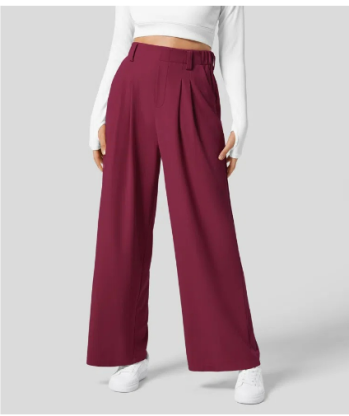 Lou | Casual women's wide-leg trousers with a high waist | Relaxed fit 6