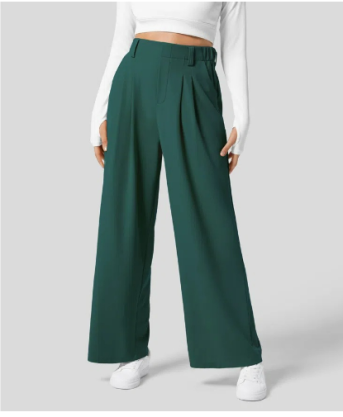 Lou | Casual women's wide-leg trousers with a high waist | Relaxed fit 7