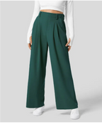Lou | Casual women's wide-leg trousers with a high waist | Relaxed fit 7