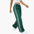 Luna | Women's Pants with Elastic Waist and Side Stripes - Comfortable and stylish women's pants with drawstring 4