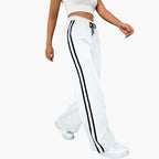 Luna | Women's Pants with Elastic Waist and Side Stripes - Comfortable and stylish women's pants with drawstring 6