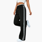 Luna | Women's Pants with Elastic Waist and Side Stripes - Comfortable and stylish women's pants with drawstring 7