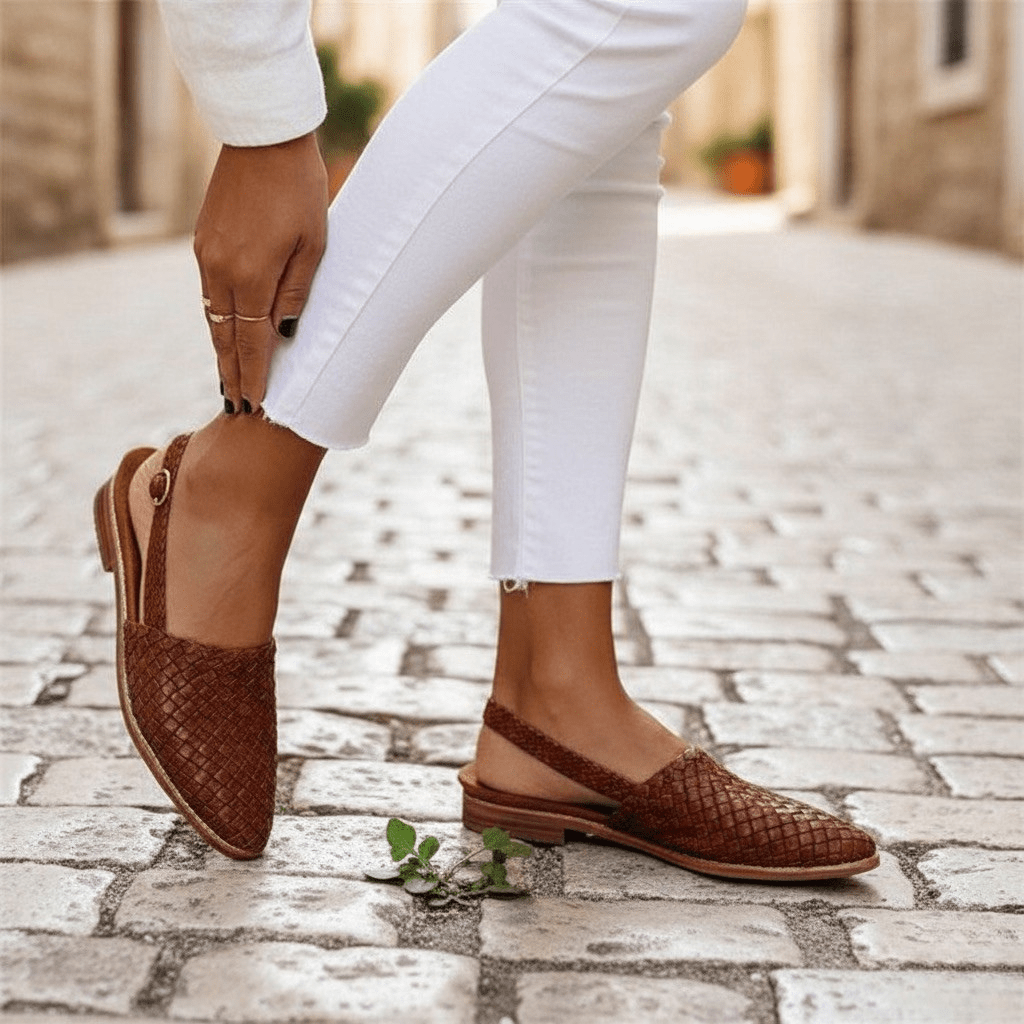 Luna’s Refined Woven Flats 1