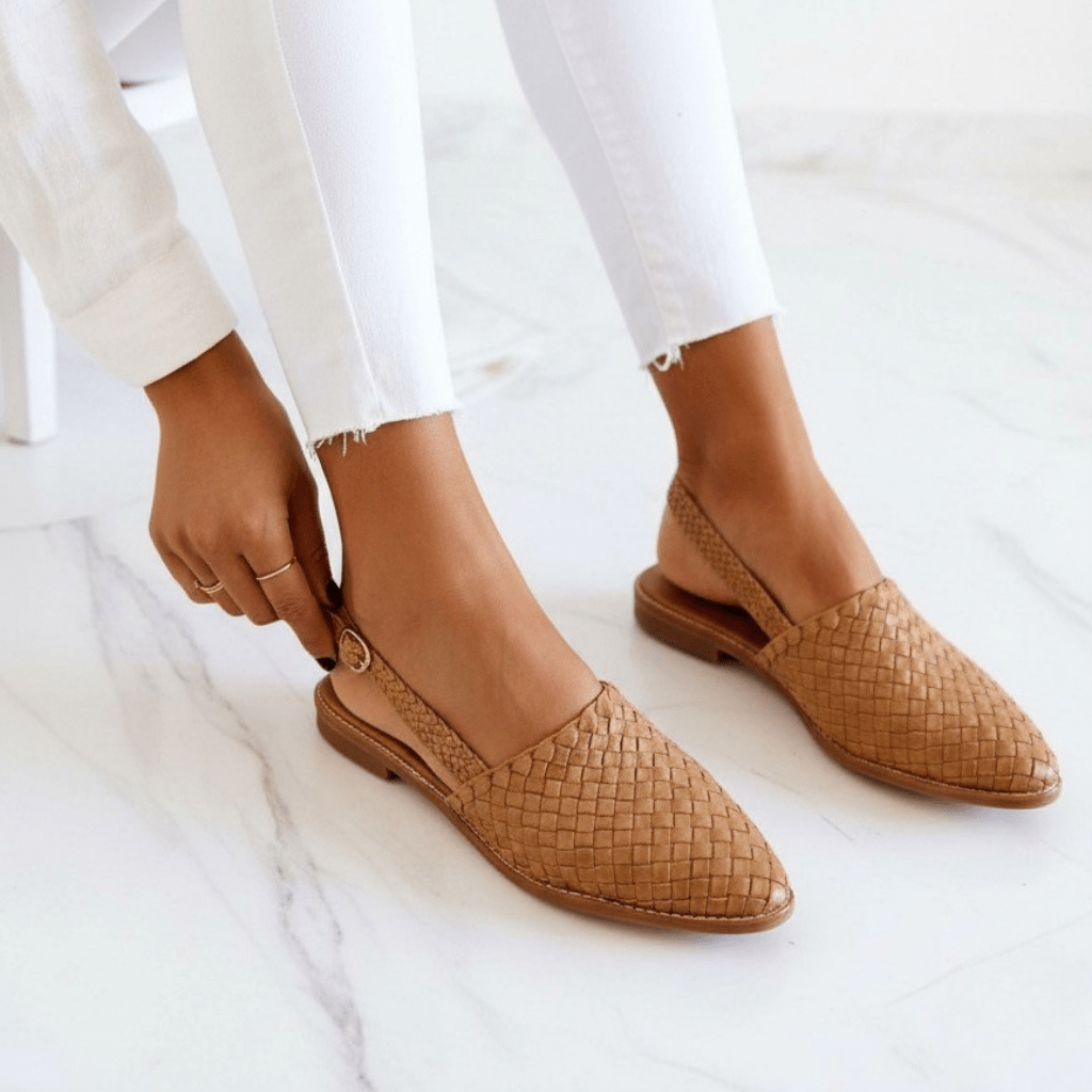 Luna’s Refined Woven Flats 4