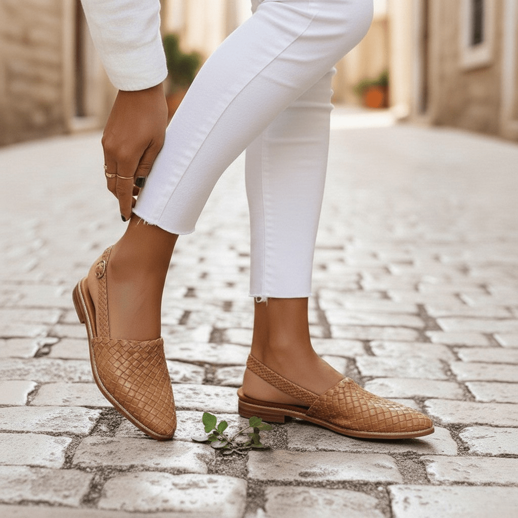 Luna’s Refined Woven Flats 5
