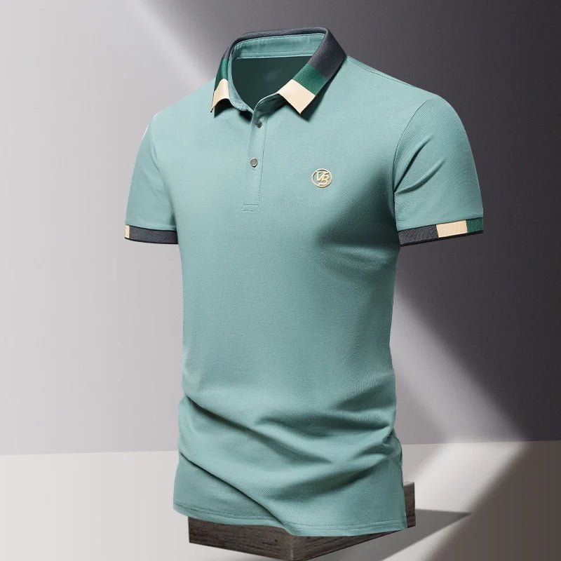 Calico | Luxury Men’s Polo with Classic Collar and Breathable Comfort Green