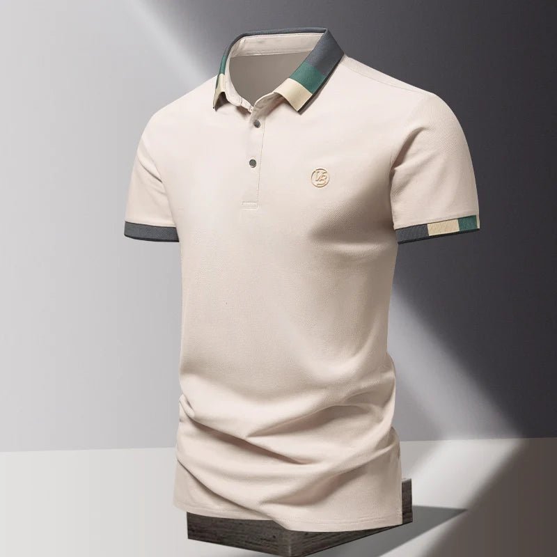 Calico | Luxury Men’s Polo with Classic Collar and Breathable Comfort Khaki
