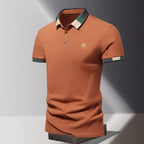 Calico | Luxury Men’s Polo with Classic Collar and Breathable Comfort Orange
