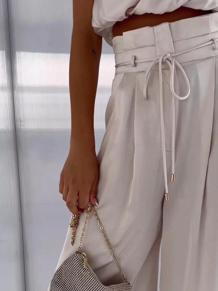 Luxurious Two-Piece Set With Elegant Top And Pants For Party And Everyday Use 2