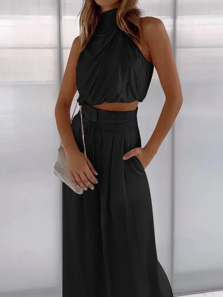 Luxurious Two-Piece Set With Elegant Top And Pants For Party And Everyday Use 4