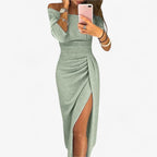 Lyvanta | Women's Elegant Dress – Bare Shoulders & Sophisticated Design 0