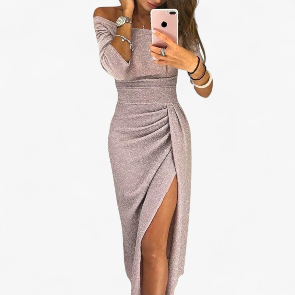 Lyvanta | Women's Elegant Dress – Bare Shoulders & Sophisticated Design 2