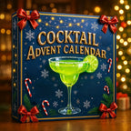 Cocktail Advent Calendar 2026 – 24 Mini Cocktail Bottle Ornaments, Christmas Countdown for Adults (Non-Alcoholic)