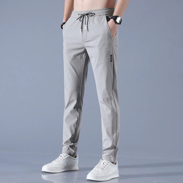 Nisyros | Quick-Drying Stretch Trousers for Men - 1+1 Free Grey