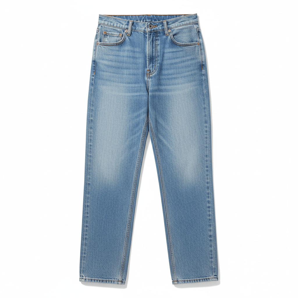 Women's Vintage Baggy Jeans with Straight Leg | High Waist