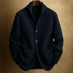 Zipari | RIBBED CARDIGAN Navy Blue
