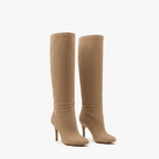 Aura | Women’s Faux Suede Boots – Chic Artisan Ankle Silhouette & Refined Slimming Edge