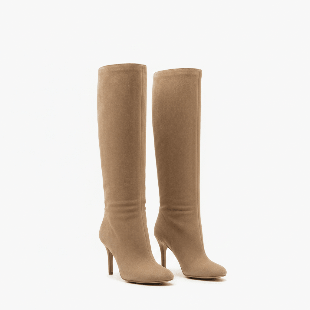 Aura | Women’s Faux Suede Boots – Chic Artisan Ankle Silhouette & Refined Slimming Edge