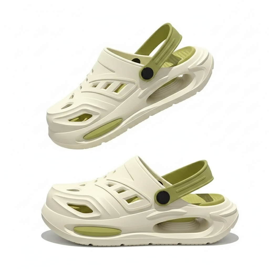 Men's Arch-Support Hole Clogs - Anti-Slip Thick-Sole Breathable Summer Sandals