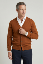 Men’s Cardigan | Button V Neck - 8