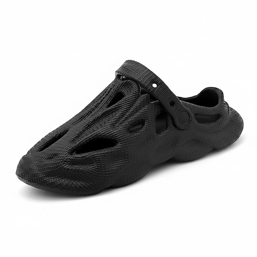 Men's Hollow Garden Clogs - Non-Slip Summer Beach Sandals with Soft Sole