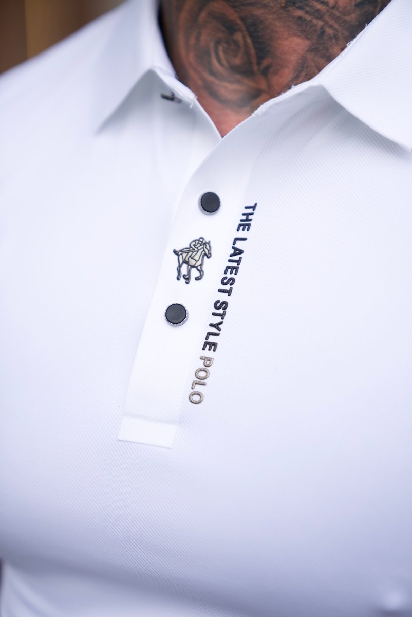 Men's Polo Shirt Muscle Fit Cotton Italian Design