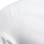 Men's Polo Shirt with Button Placket and Ribbed Cuffs 8