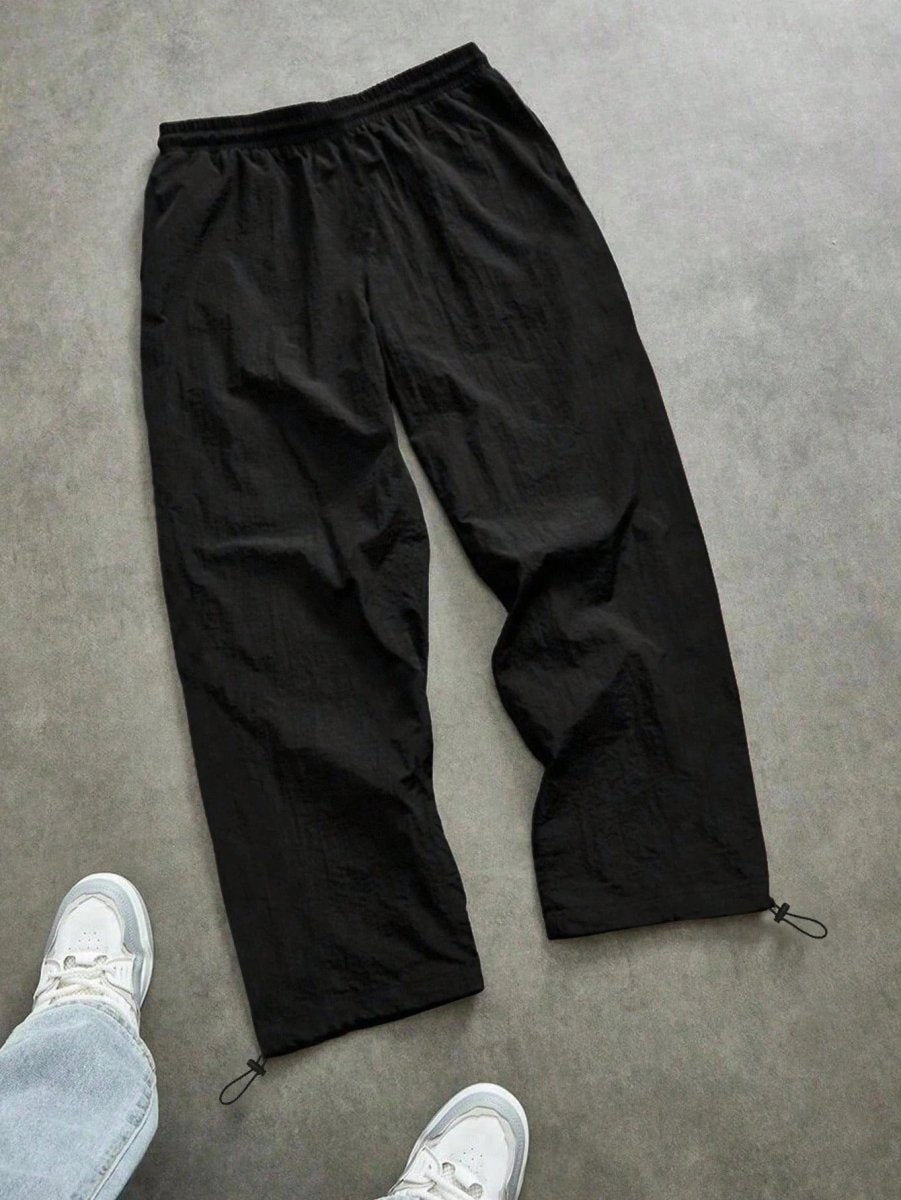 Men's Quick-Dry Joggers – Lightweight Striped Drawstring Streetwear Pants