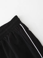 Men's Side Stripe Wide Leg Trousers – Loose Casual Summer Sports Pants