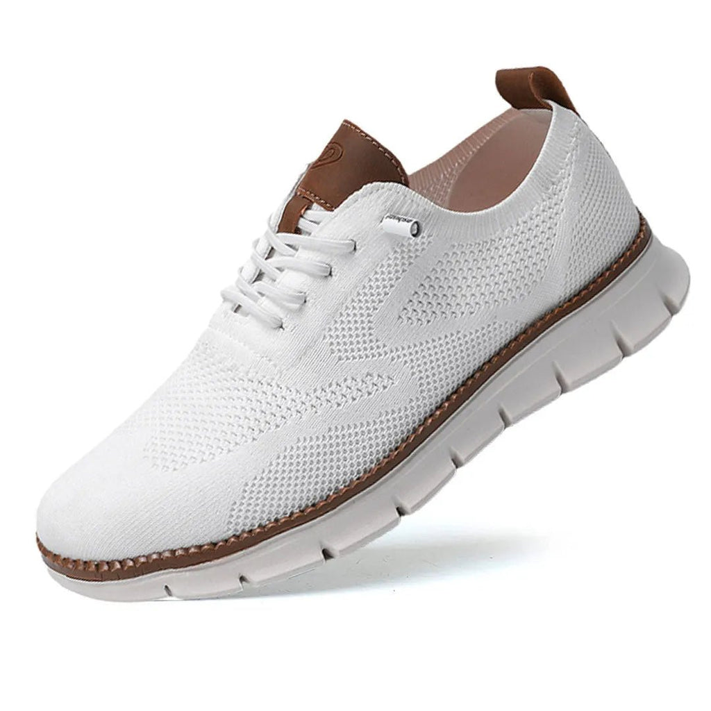 Men's Sneakers: Breathable, Lightweight, Comfortable Everyday Companion white