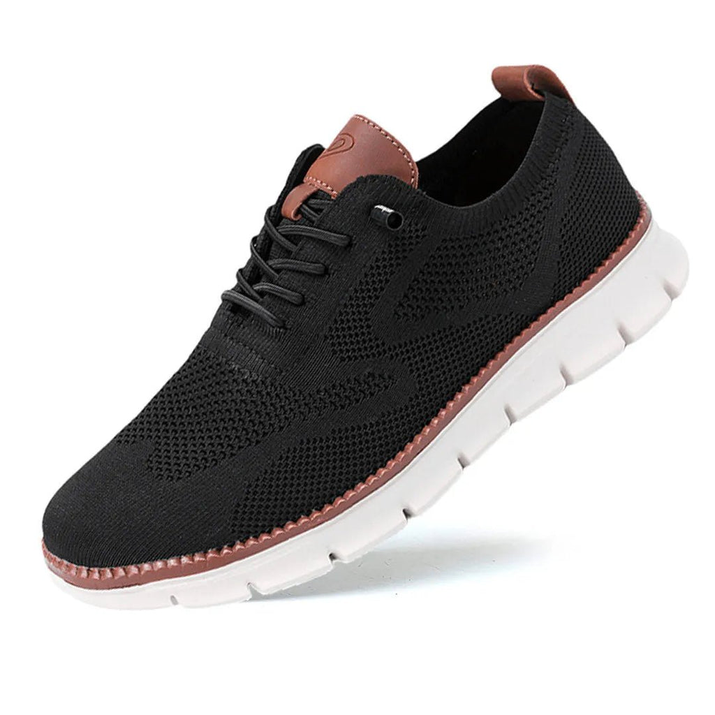 Men's Sneakers: Breathable, Lightweight, Comfortable Everyday Companion black
