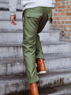 Men’s Straight Casual Pants – Authentic OG-107 Heritage Sateen, Garrison Tailoring & Military Urban Majesty