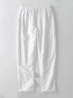 Men's Summer Set Shirt and Trousers Stand Collar Short Sleeve Lightweight 5