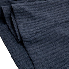 Men’s T-Shirt with Button Placket Ribbed Texture and Short Sleeves 5