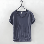Men’s T-Shirt with V-Neck and Short Sleeves 6