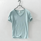 Men’s T-Shirt with V-Neck and Short Sleeves 7