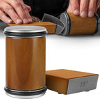 Manual Rolling Knife Sharpener – Compact Roller Sharpener with Fixed Angle & Stable Base for Kitchen Knives