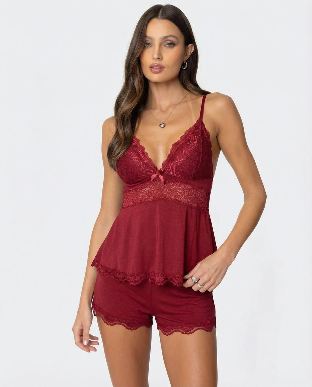 Mirella | Elegant Lace Lingerie Set – Soft, Flattering Bra and Panty Two Piece Set 10