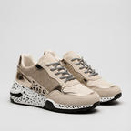 Mixed-Texture Statement Orthopedic Sneaker with Arch Support 2